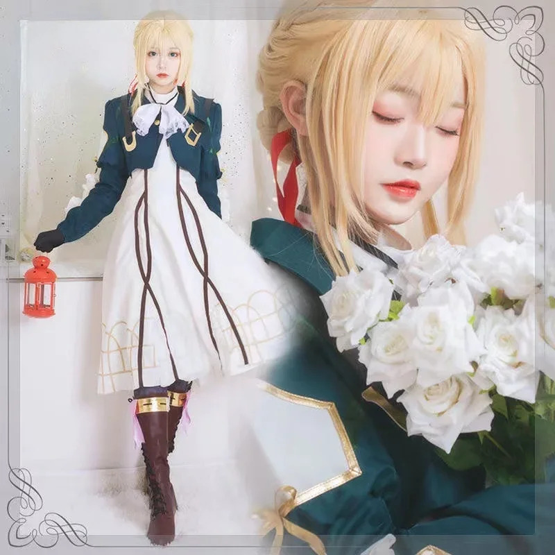 Violet Evergarden Dress - Anime Violet Evergarden Cosplay Dress Vestido
