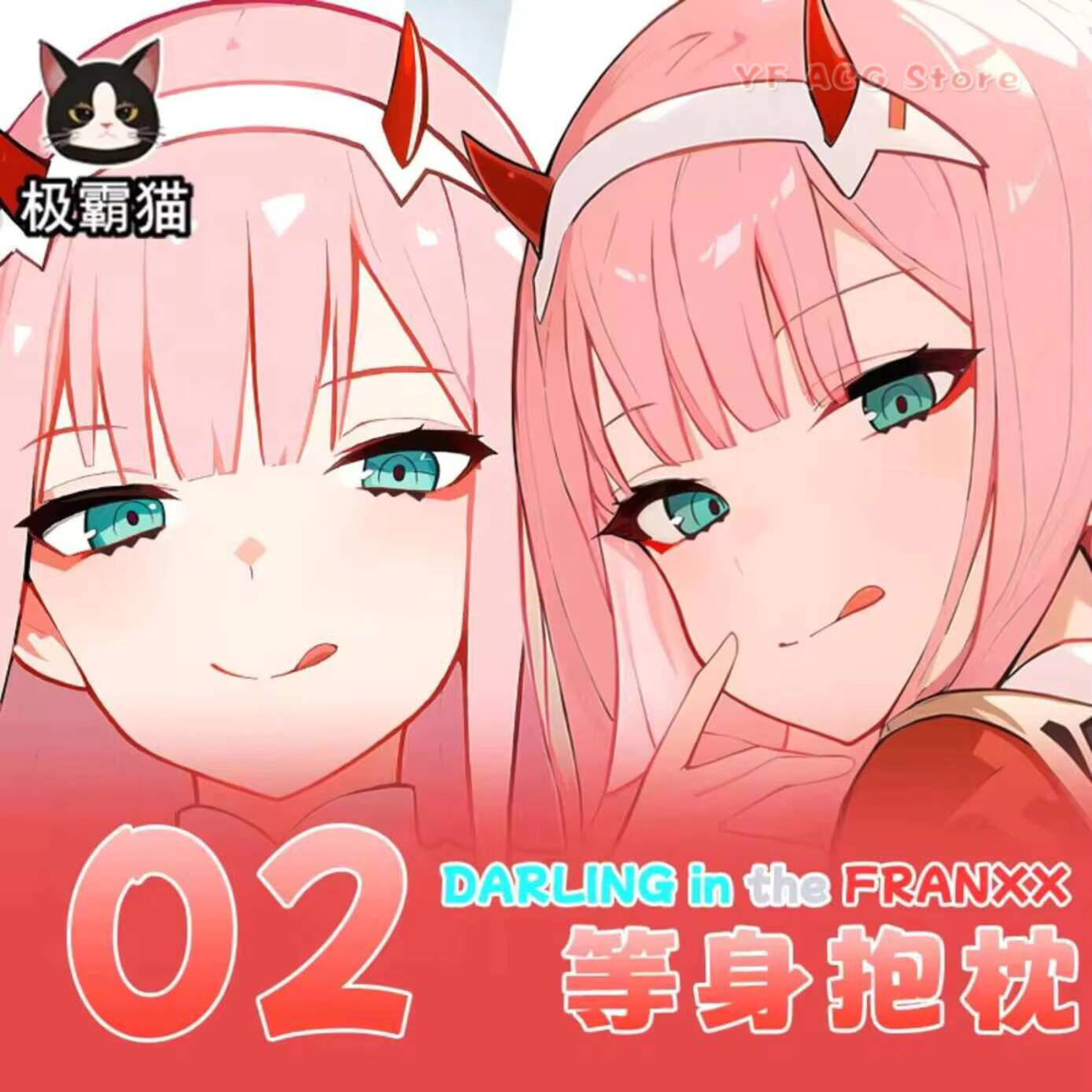 Anime Cosplay Zero Two - Dakimakura Anime DARG In Acg The