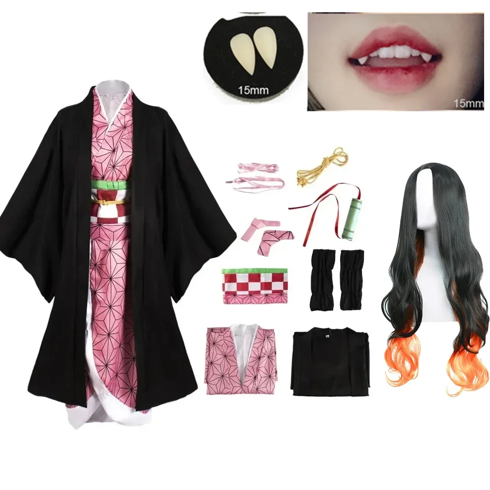 Anime  Kamado Nezuko Cosplay C - Anime Cosplay Realistic 评论和价格