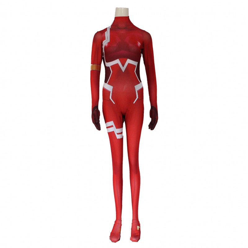 Pink COSPLAY Darling In The Fr - Anime Cosplay Zero Two 评论和价格