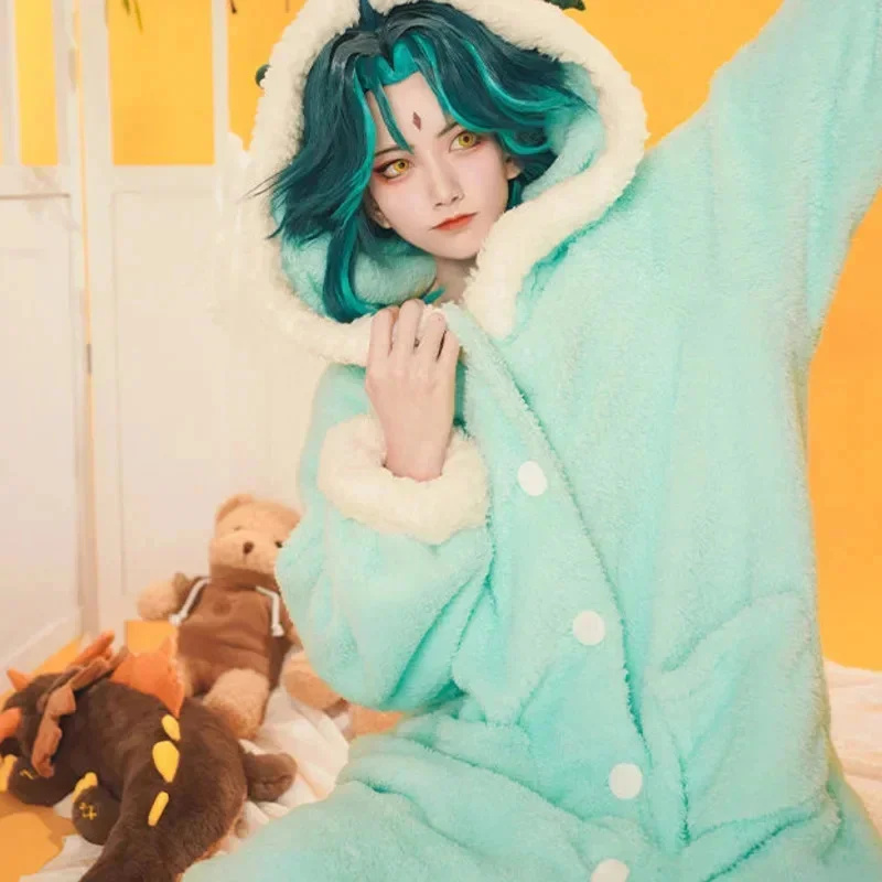 Genshin Impact Cosplay Pajama  - Anime Cosplay Thick 评论和价格