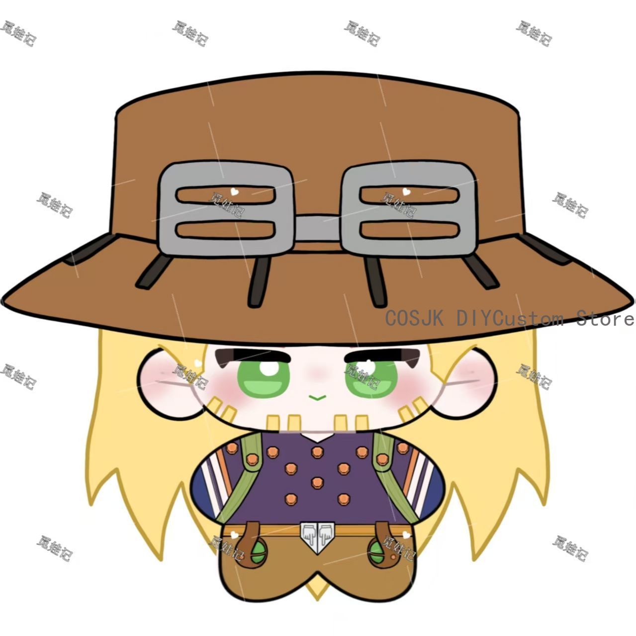 Anime Gyro Zeppeli Johnny Joes - Anime Cosplay Kawaii 评论和价格