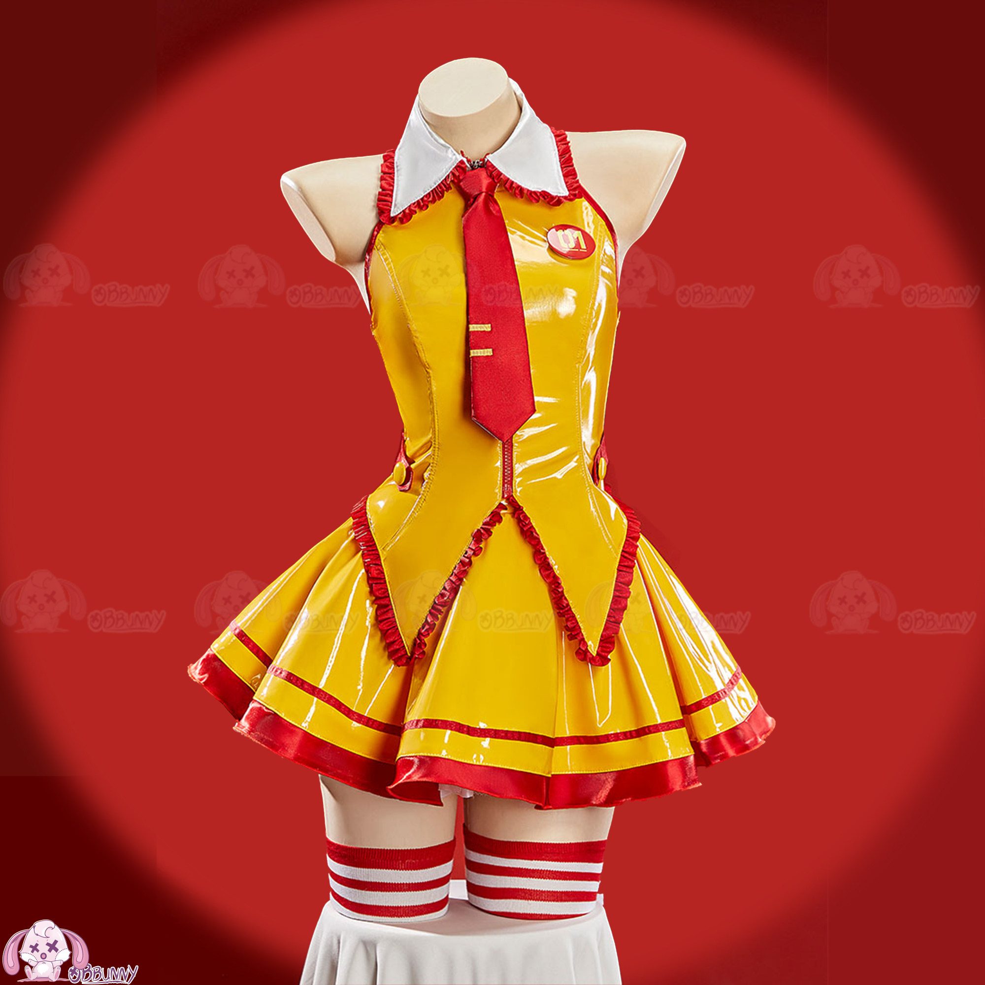 Miku Fanart Cosplay Costume PU - Anime Cosplay Miku 评论和价格