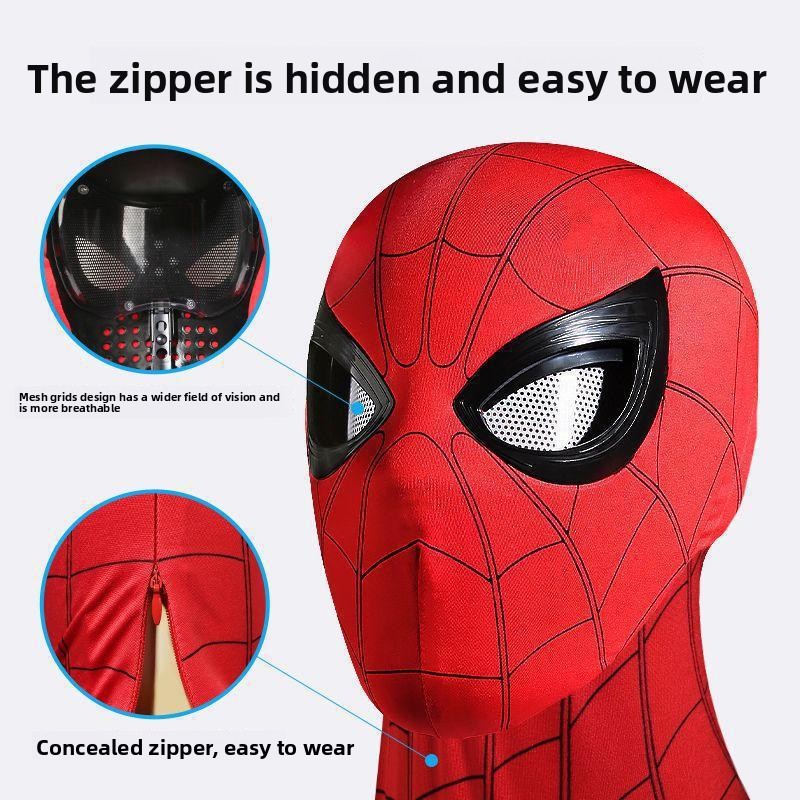 Superhero Mask/Spider-Man Helm - Anime Cosplay Realistic 评论和价格