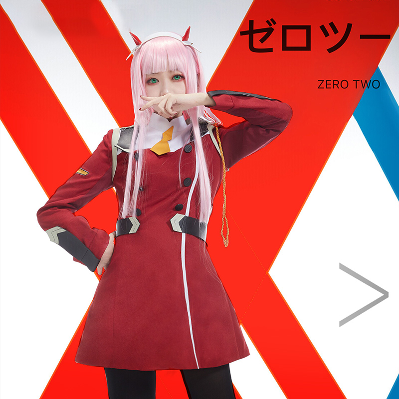 2018 New Japanese Anime DARLIN - Anime Cosplay Zero Two 评论和价格