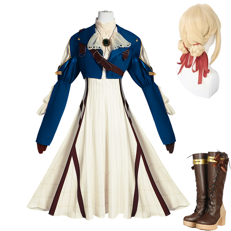 Violet Evergarden Cosplay Cost - Violet Evergarden Dress 评论和价格