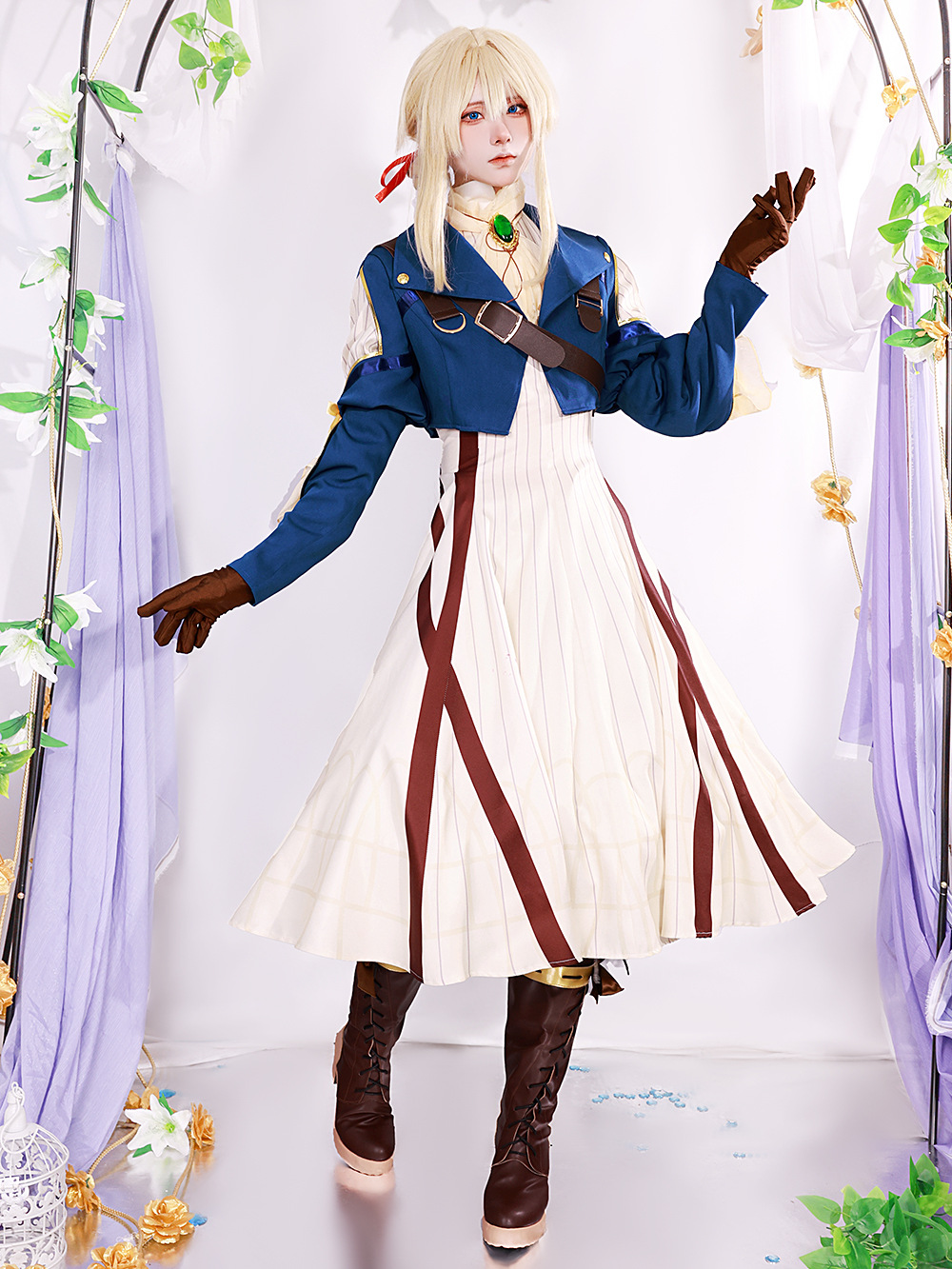 Violet Evergarden Cosplay Cost - Violet Evergarden Dress 评论和价格