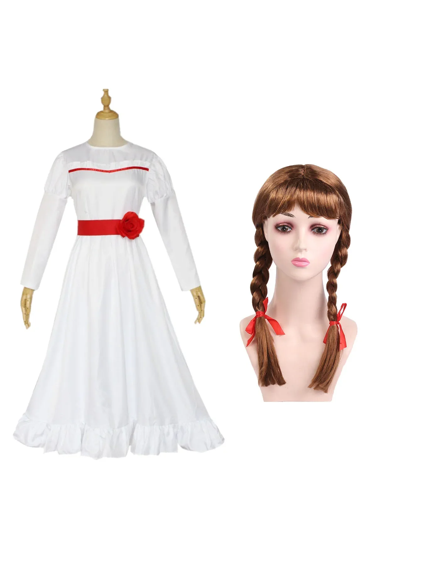 Women Vintage Evil Horror Doll - Anime Cosplay Realistic 评论和价格