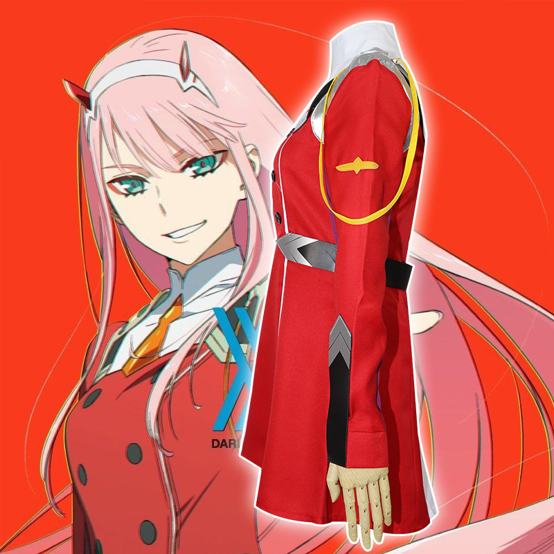 Anime 02 Dresses DARLING in th - Anime Cosplay Zero Two 评论和价格