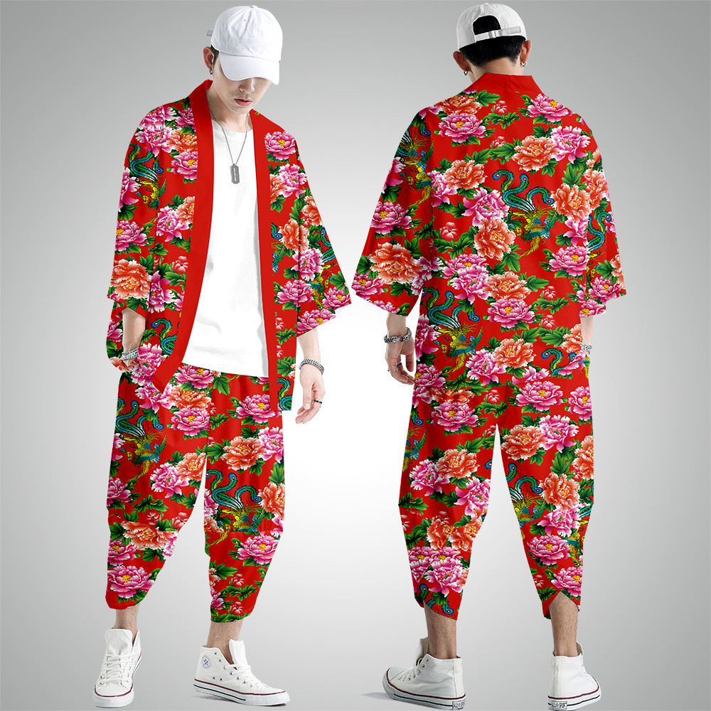 Japanese Kimono Cardigan Flowe - Asian Cosplay Anime 评论和价格