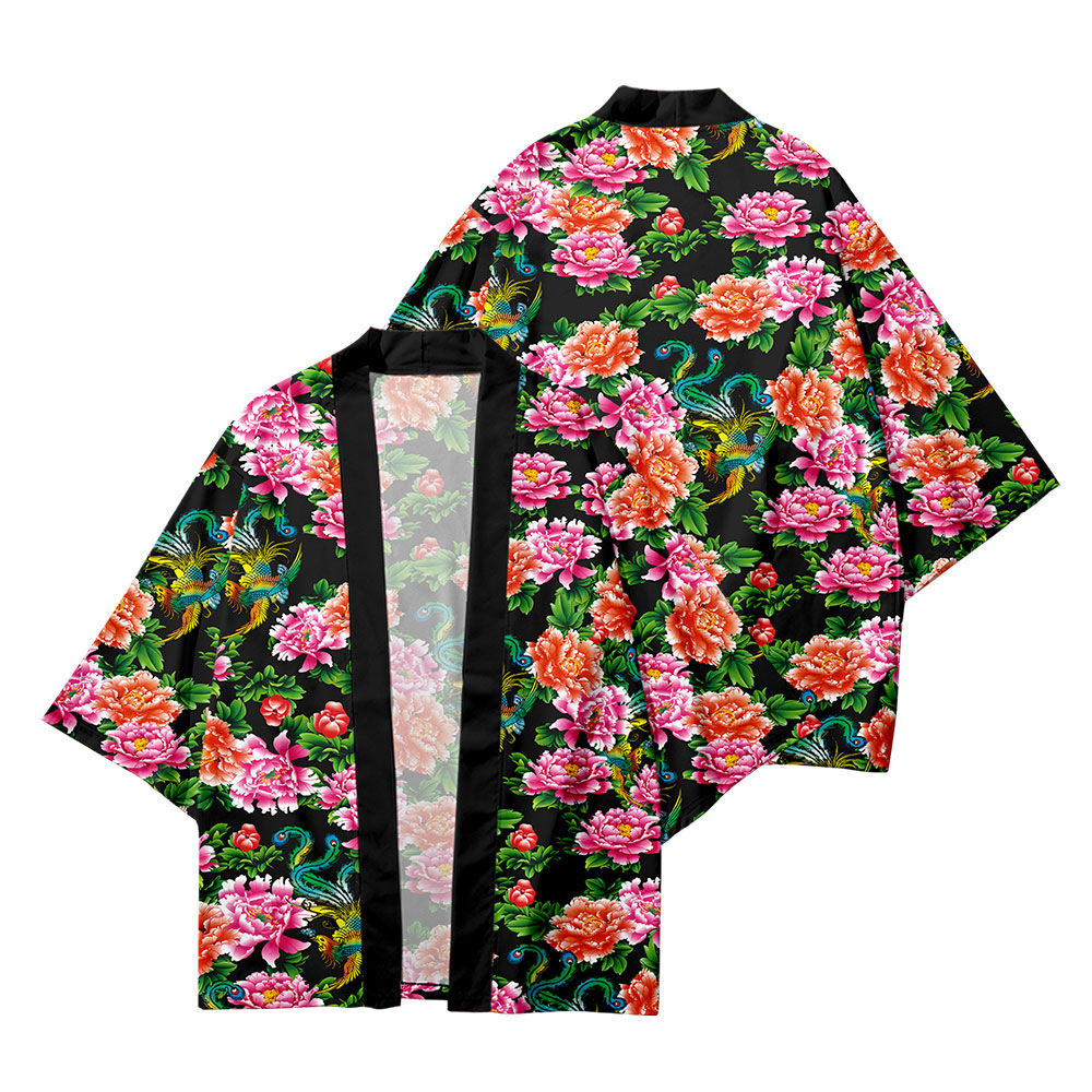 Japanese Kimono Cardigan Flowe - Asian Cosplay Anime 评论和价格
