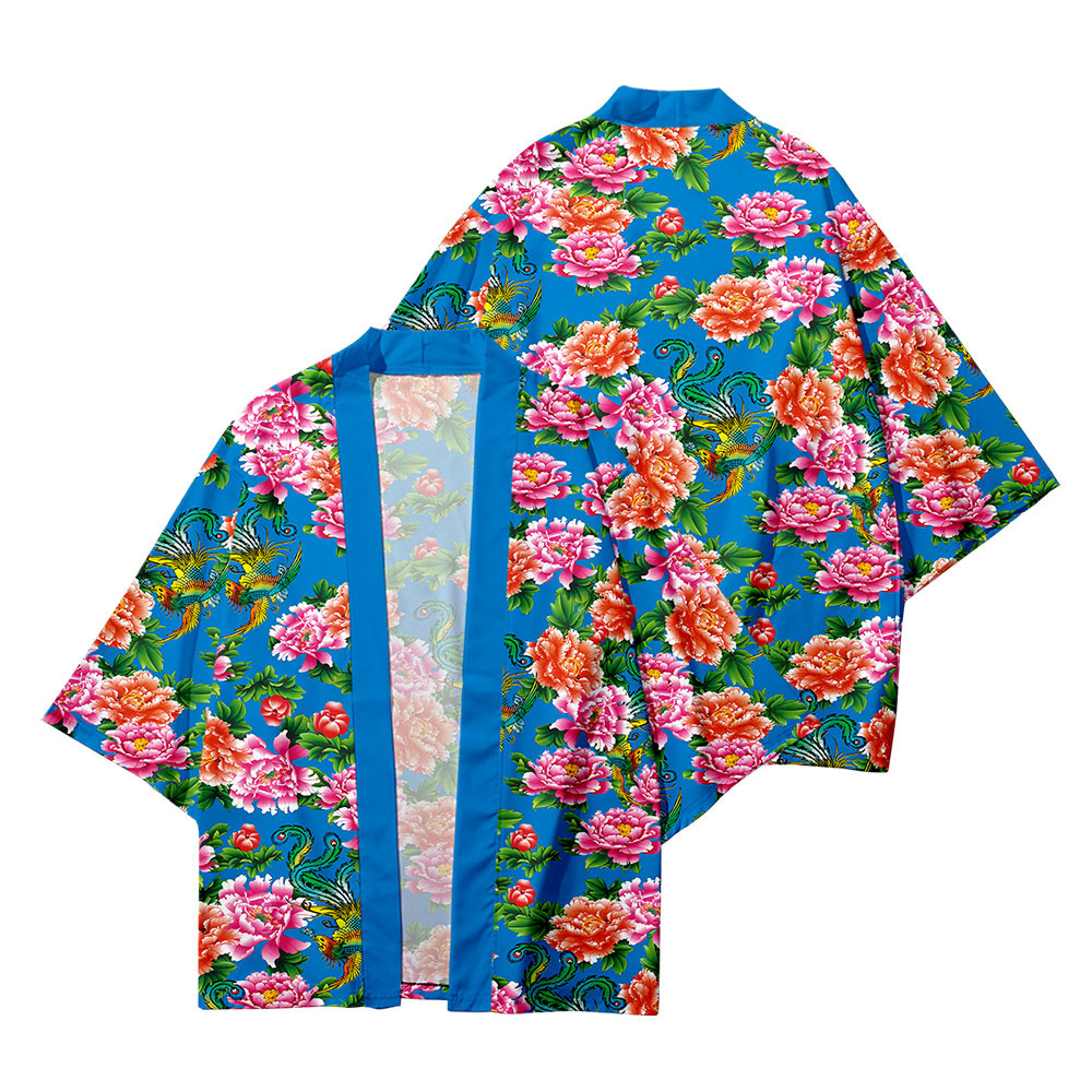 Japanese Kimono Cardigan Flowe - Asian Cosplay Anime 评论和价格